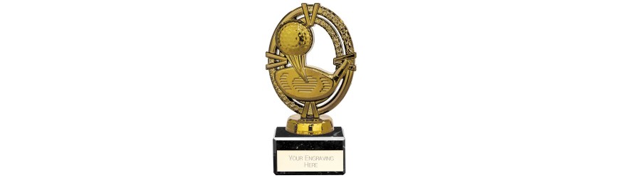 MAVERICK LEGEND BLOCK TROPHY GOLF AWARD- 5 SIZES - 12.5CM TO 20CM MAVERICK LEGEND BLOCK TROPHY GOLF AWARD- 5 SIZES - 12.5CM TO 20CM